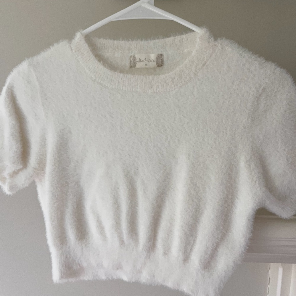 Altar'd State Fuzzy White Top